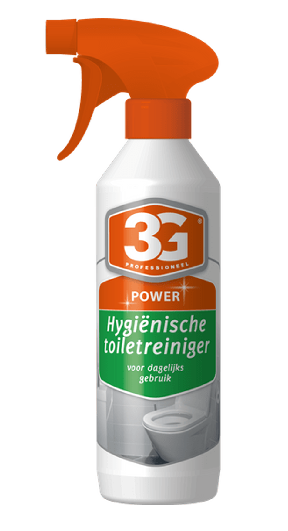 3G Professioneel Hygiënische Toilet Reiniger Spray 500ml - Effectieve reiniging voor een hygiënisch schoon toilet - Handige 500ml spuitfles