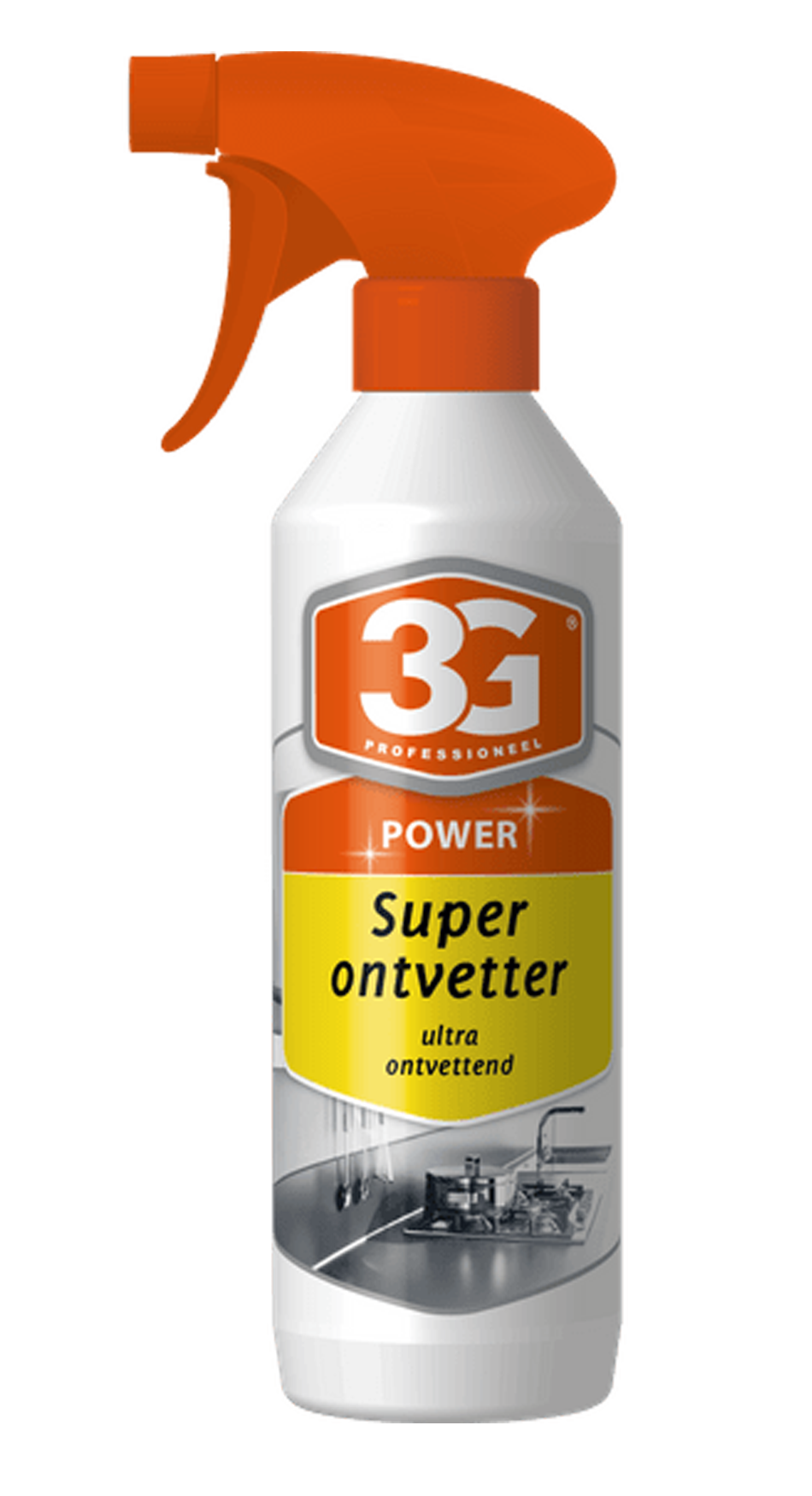 3G Professioneel Ontvetter Spray 500ml - Krachtige ontvetting voor verschillende oppervlakken - Handige 500ml spuitfles