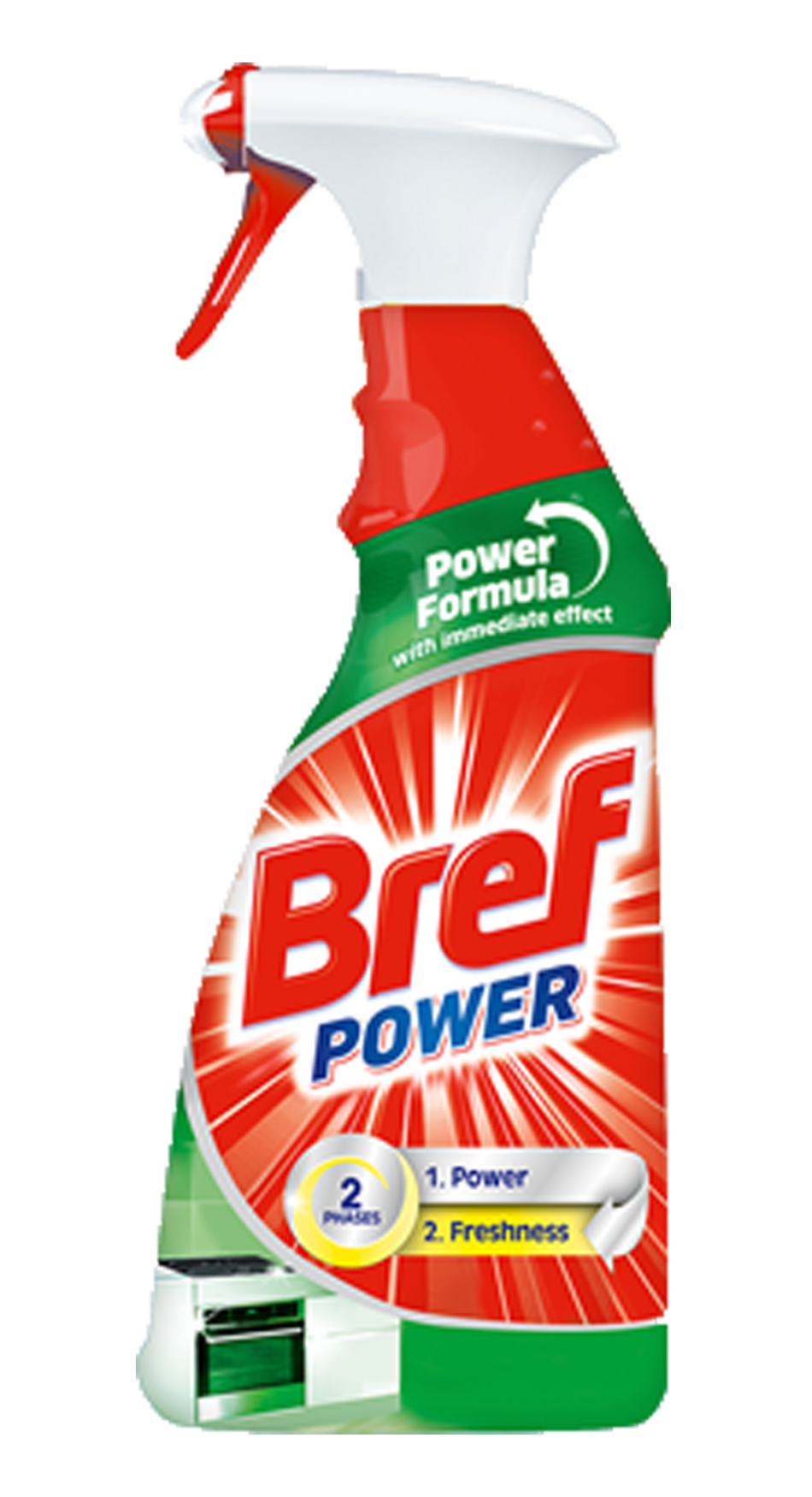 Bref Keuken Reiniger Ontvetter Spray 750ml - Effectieve ontvetting voor een schone en frisse keuken - Handige 750ml spuitfles