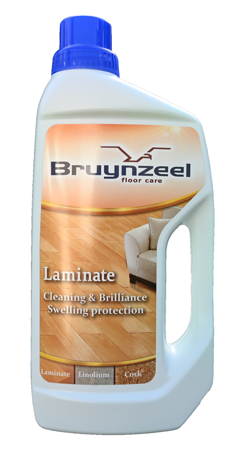 Bruynzeel Laminaat Reiniger 1000ml - Speciaal ontwikkeld voor een effectieve reiniging en bescherming van laminaatvloeren - Handige 1000ml fles
