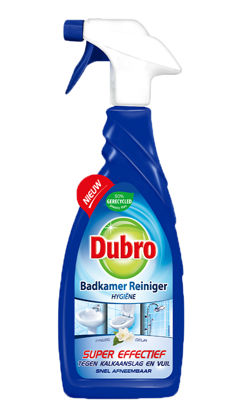 Dubro Badkamer Reiniger Spray 650ml - Effectieve reiniging voor een glanzende badkamer - Handige 650ml spuitfles