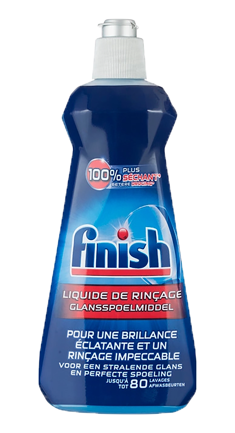 Finish Glansspoelmiddel 400ml - Voor een glanzend en streepvrij resultaat bij het afwassen - Handige verpakking van 400ml