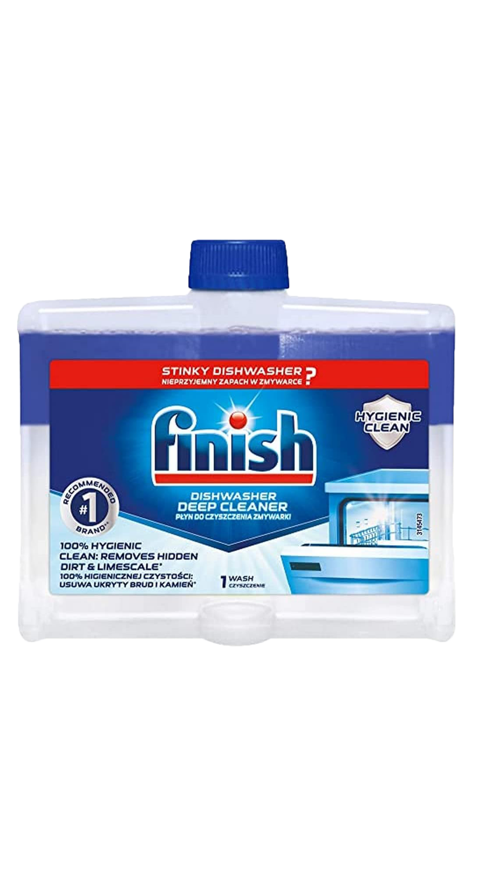 Finish Machine Reiniger Classic 250ml - Effectieve reiniging voor vaatwasmachines - Handige 250ml fles