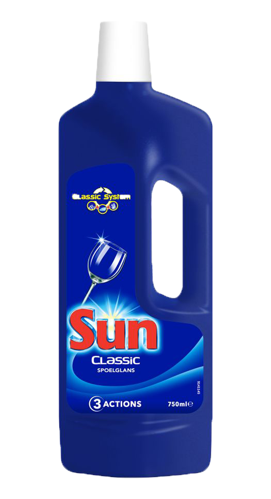 Sun Glansspoelmiddel 750ml - Voor een stralende glans op uw vaat - Handige 750ml fles