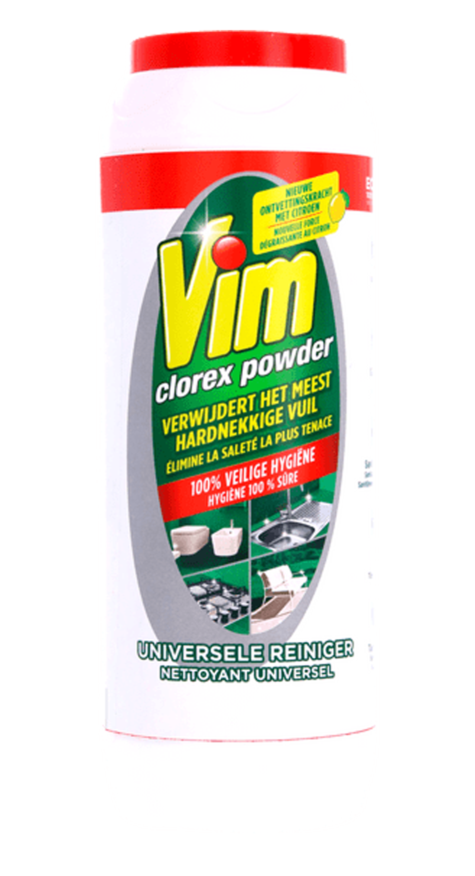 Vim Schuurpoeder Universele Reiniger 500g - Effectieve reiniging voor diverse oppervlakken - Verpakking van 500g