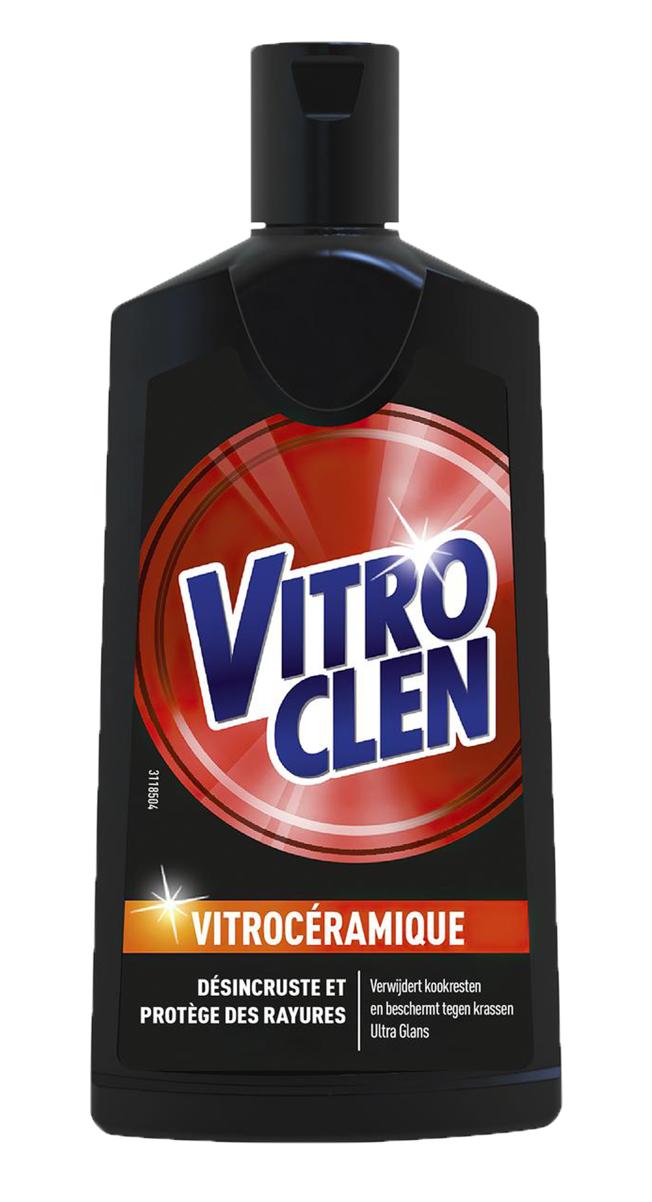Vitroclen Kookplaatreiniger 200ml - Speciaal ontworpen voor het reinigen van kookplaten - Handige 200ml fles