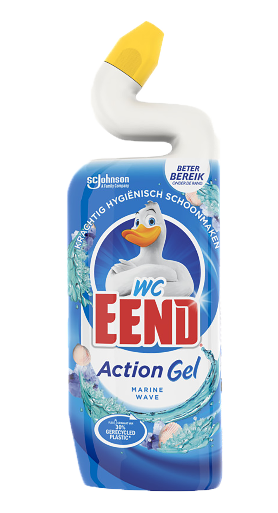 boot schoonmaken met wc eend