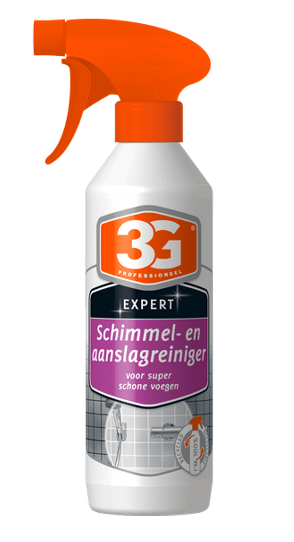 3G Professioneel Schimmel & Aanslagreiniger Spray 500ml - Effectieve reiniging tegen schimmel en aanslag - Handige 500ml spuitfles