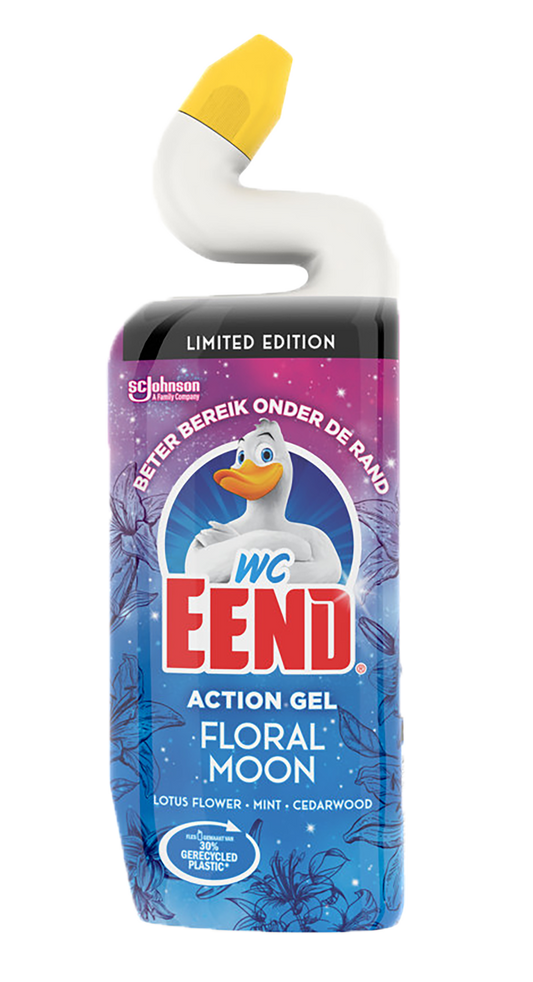 WC Eend Floral Moon Toiletreiniger 750ml - Verfrissende toiletreiniger met een heerlijke bloemengeur - Handige 750ml fles