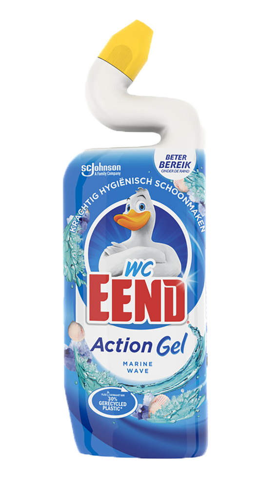 WC Eend Toiletreiniger Marine 750ml - Frisse maritieme geur voor een schone toiletpot - Handige 750ml fles